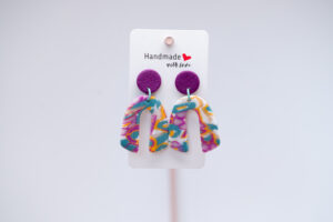 Boucles d'oreilles inspiration florale 90