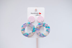 Boucles d'oreilles pastel spring