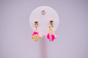 boucles d'oreilles kid fleurs