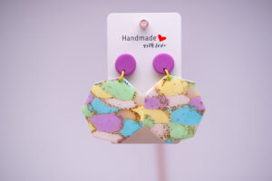Boucles d'oreilles Hexagonales