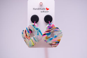 Boucles d'oreilles losanges