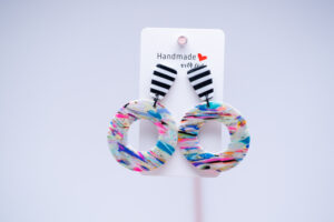 Boucles d'oreilles rondes
