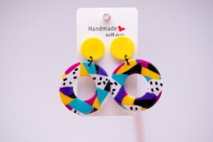 Boucles d'oreilles rondes