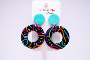 Boucles d'oreilles rondes