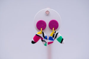 Boucles d'oreilles enfant boomerang style 80
